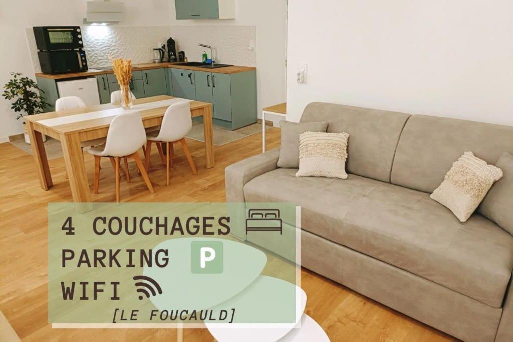 Le Foucauld 4 Canapes, Parking, Wifi Lägenhet Lourdes Exteriör bild